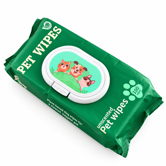 Pet Wipes Hipoalergénicos - 100 unidades